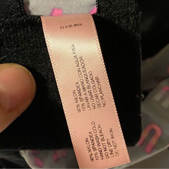 Juicy Couture Sexy padded Push Up Rainbow black Logo Bra-42D - Picture 7 of 7